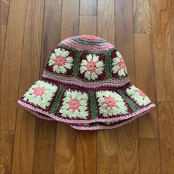 Free People Summer of Love Straw Bucket Hat - Picture 2 of 3